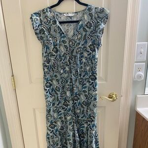Women's Sonoma Goods For Life® Ruffle Sleeve Smocked Maxi Dress Size Small